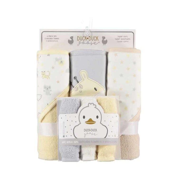 Baby Bath Sets - Pale 0M 6Pk 1
