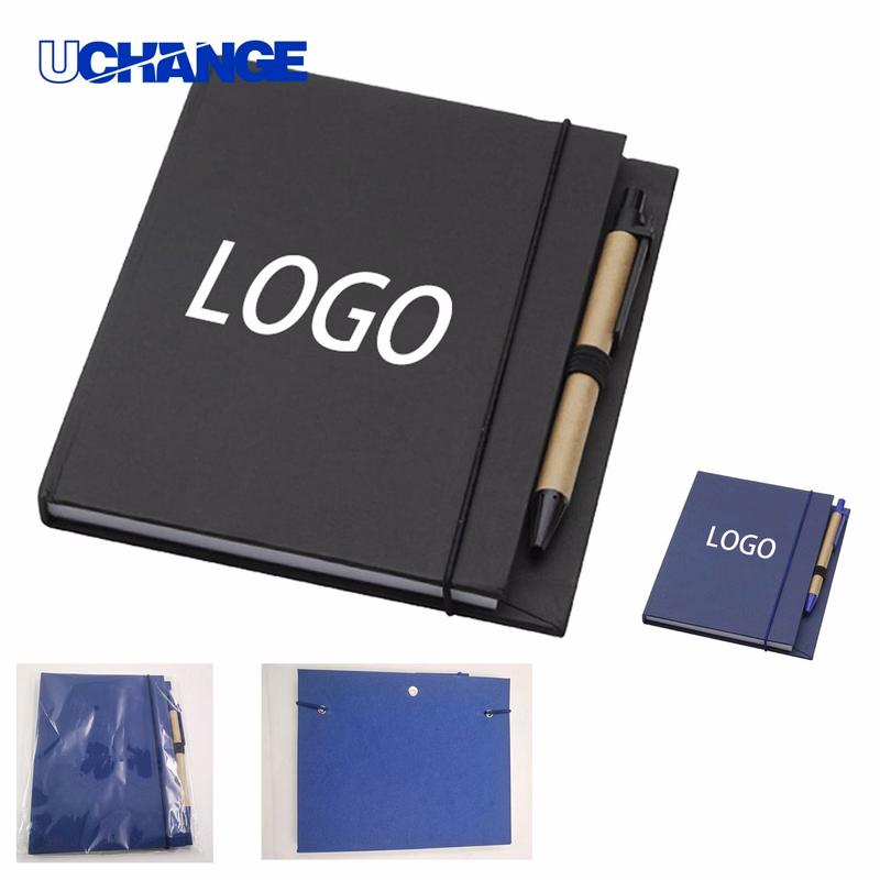 Recycled Journal Notebook with Pen