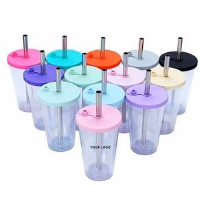 16oz Reusable Travel Ice Coffee Mugs