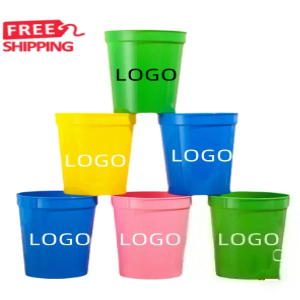 12 oz Reusable BPA Free Plastic Cup 1