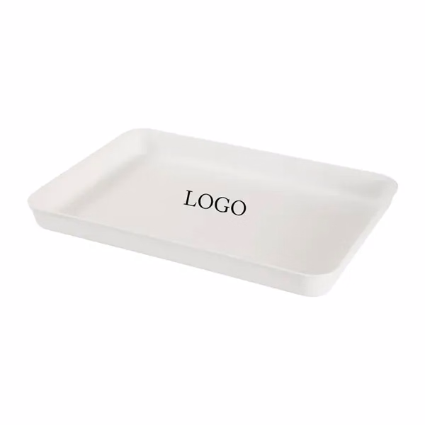 Custom Plastic Serving Tray 12 x 8.66 Inch — Food Service Promotional Item
