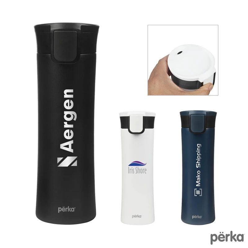 Perka® Marion 20 oz. Double Wall Recycled Stainless Steel Tumbler 1
