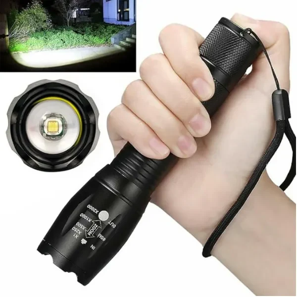 Outdoor High-Luminosity Aluminum Alloy Flashlight 1