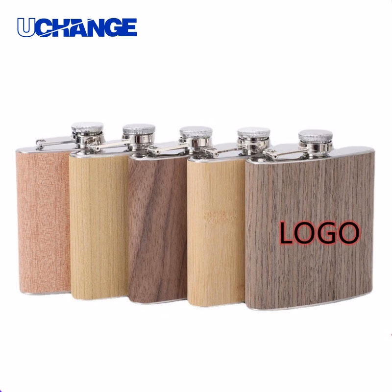 Wooden Stainless Steel Kettle Container (6 Oz)