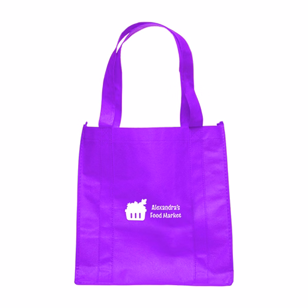 The Grocer Non-Woven Reusable Tote Bags (1 Color Imprint)