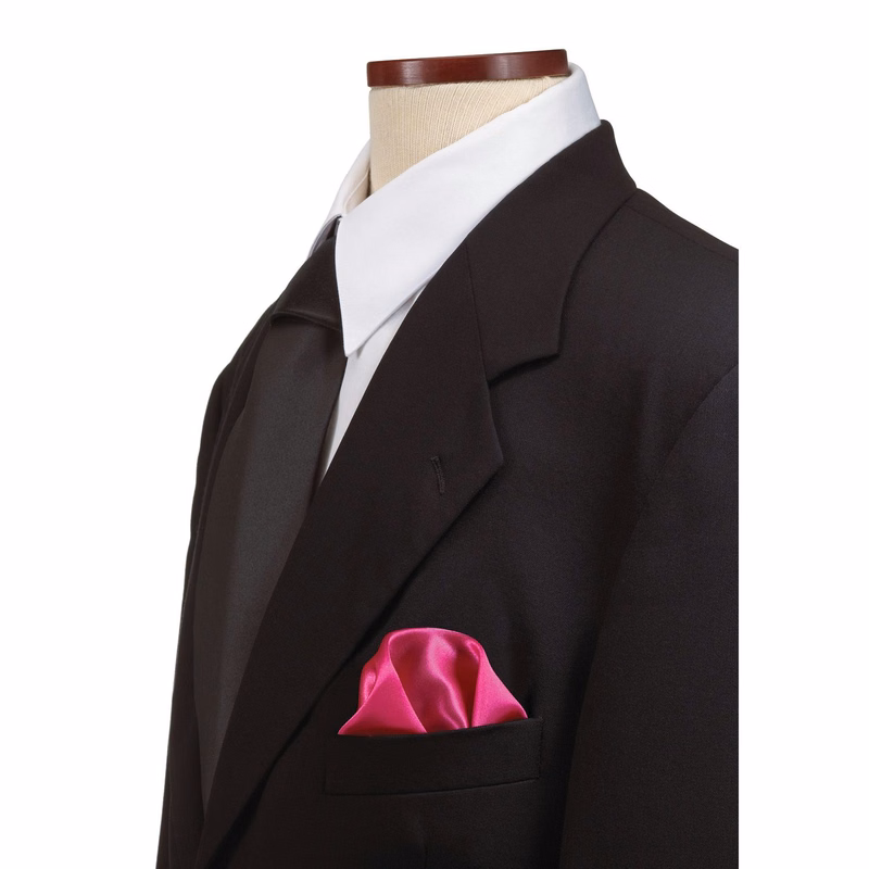 Fuchsia Pocket Squares Poly
