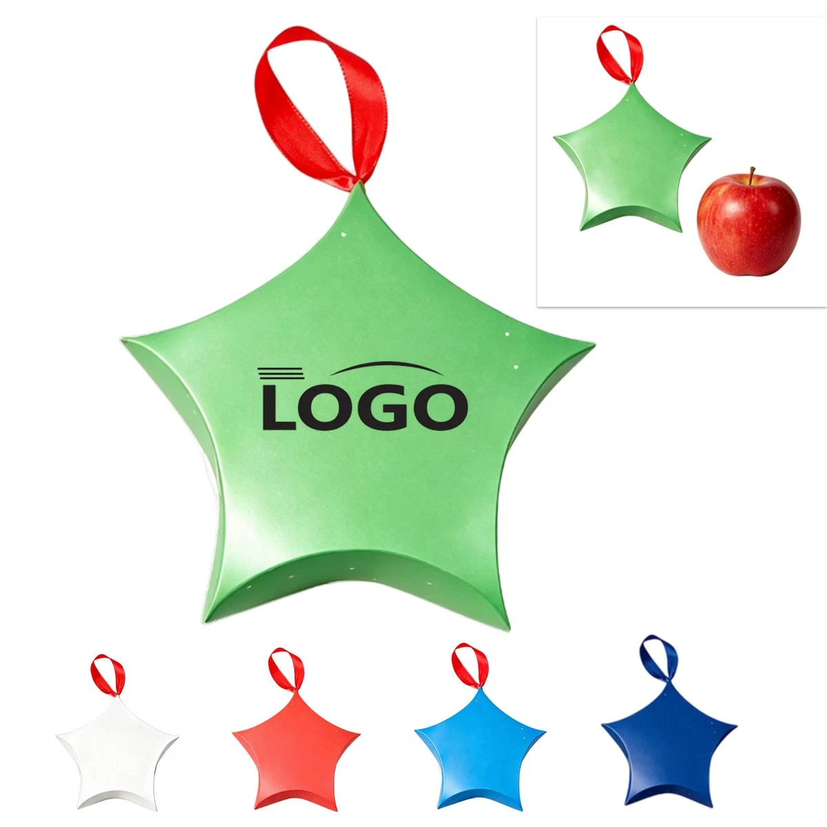 MOQ 10 Five Pointed Star Christmas Gift Box 1