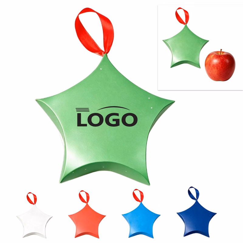 MOQ 10 Five Pointed Star Christmas Gift Box