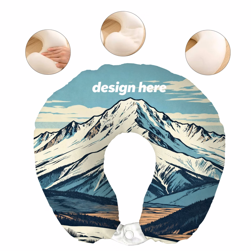 Personalized Memory Foam Neck Pillow