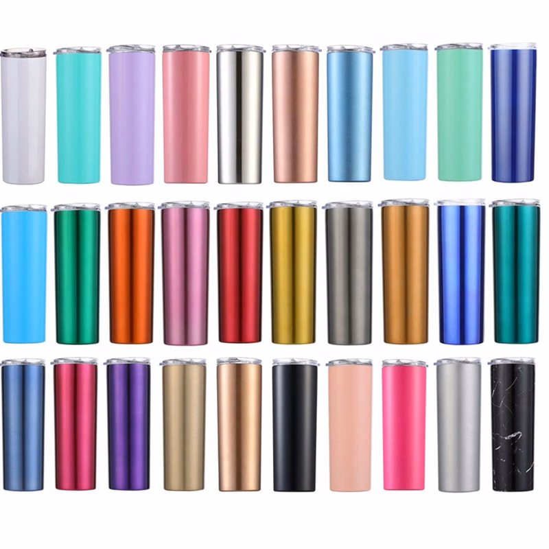 20Oz Stainless Steel Double Wall Insulated Skinny Tumbler