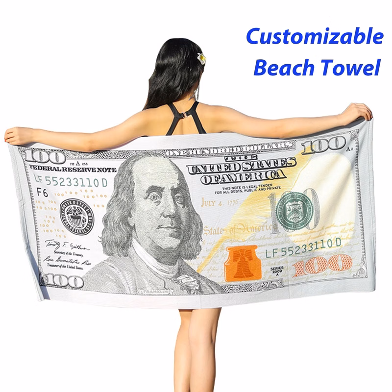 Full Color Custom Beach Towel Brand Blanket