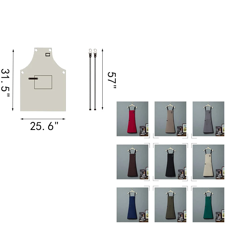Canvas Strap Apron 1
