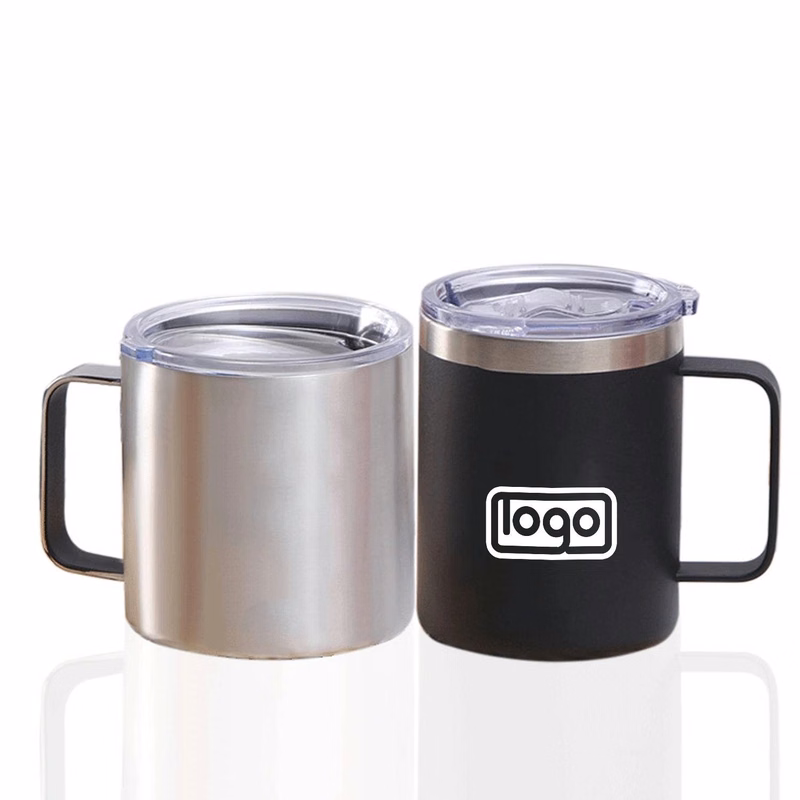 12 oz Stainless Steel Insulated Coffee Mug with Handle