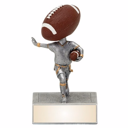 Flag Football Bobblehead Figurine