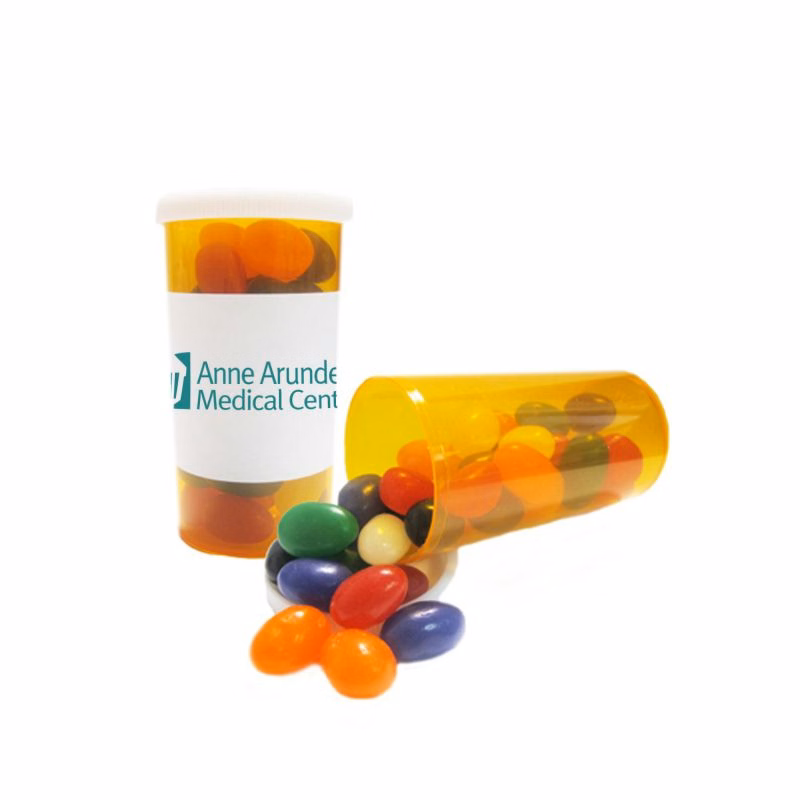 Large Promo Pill Bottles-Jelly Beans