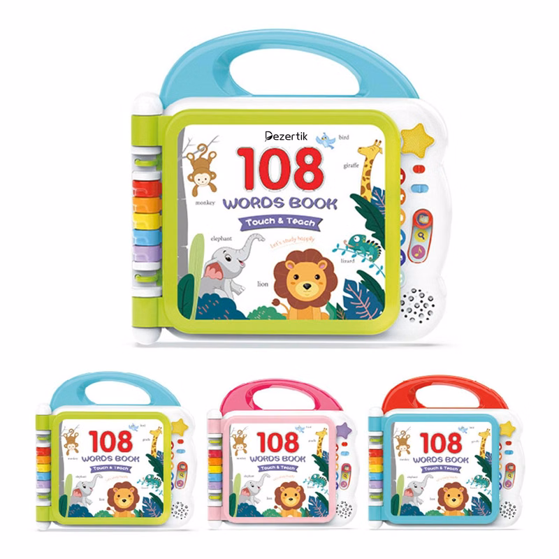 Animal 108-Word English Sound Book for Kids' Learning & Fun