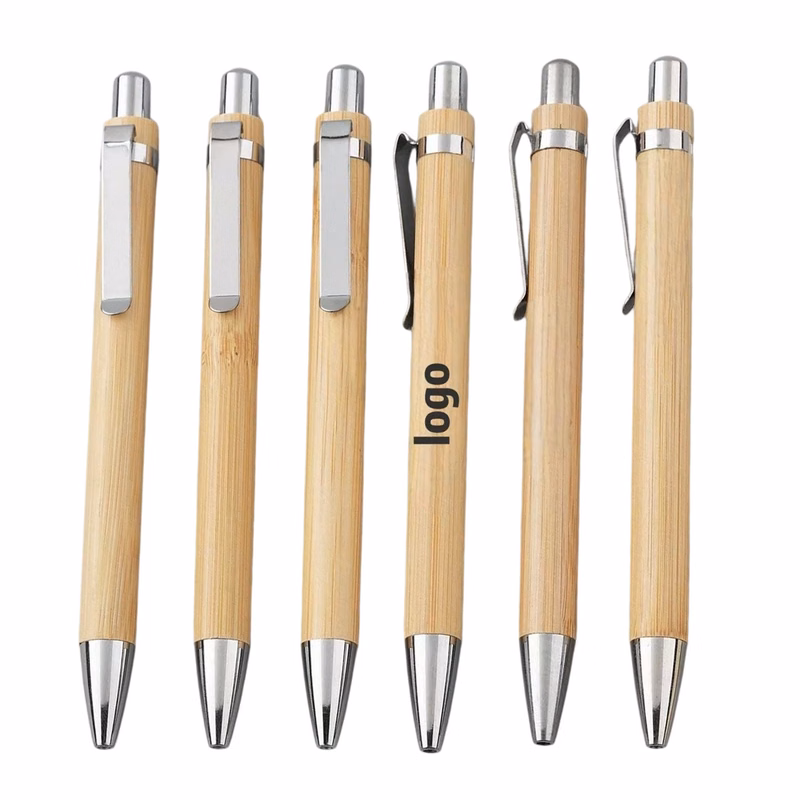 Eco Bamboo Barrel Ballpoint Pen