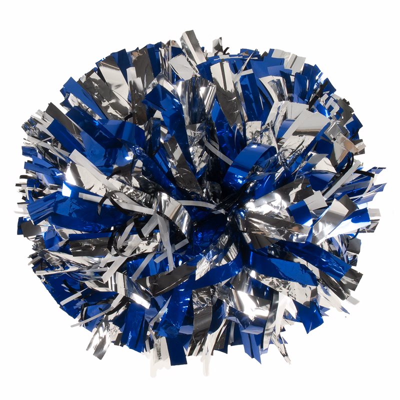Custom Metallic Show Pom with Double Glitter