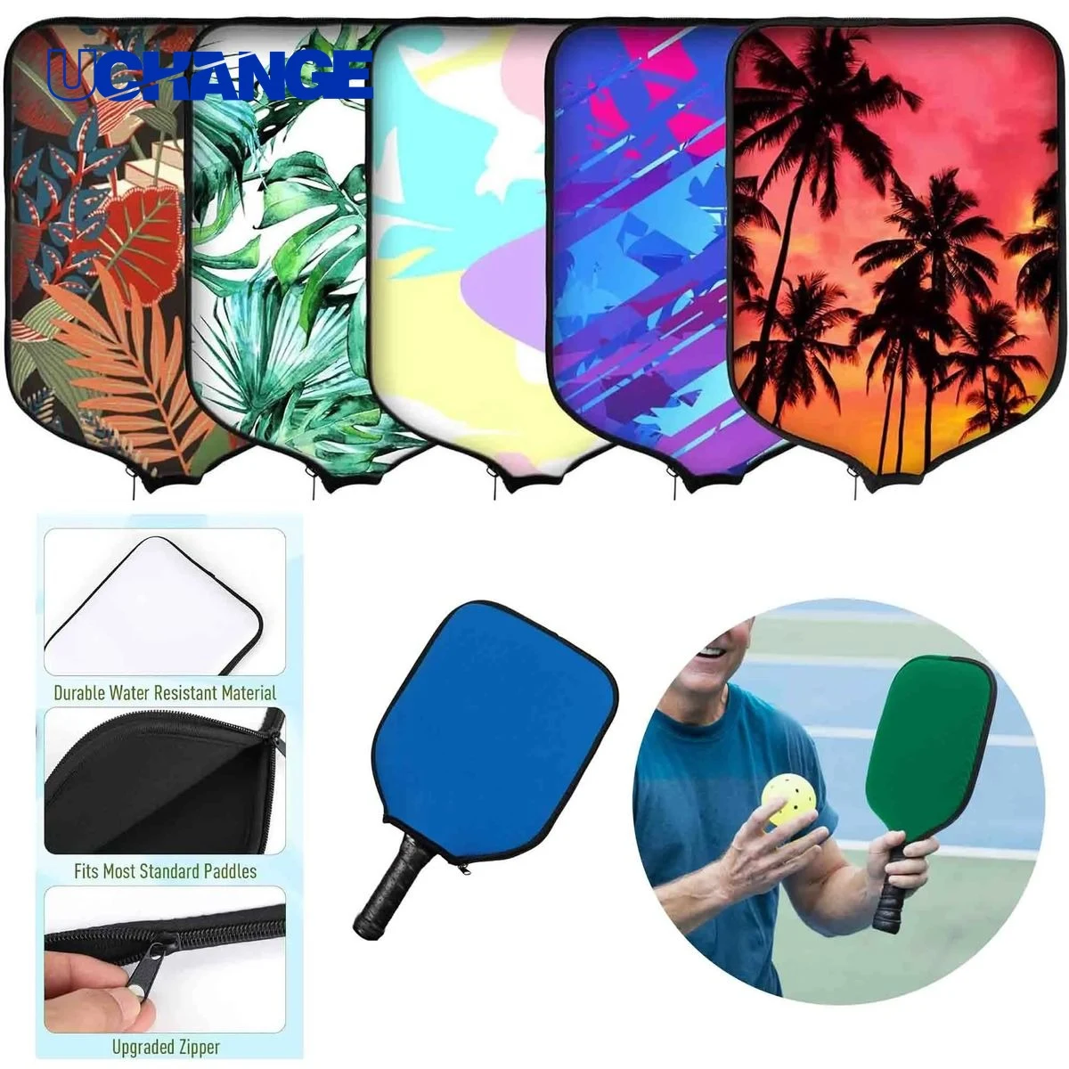 Neoprene Pickleball Paddle Protection Sleeve 1