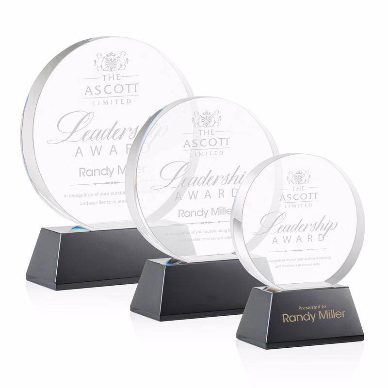 Glenwood Award on Base - Black