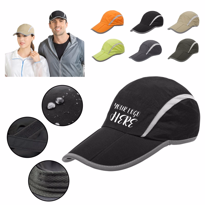 Unisex Baseball Cap With Reflective Stripe
