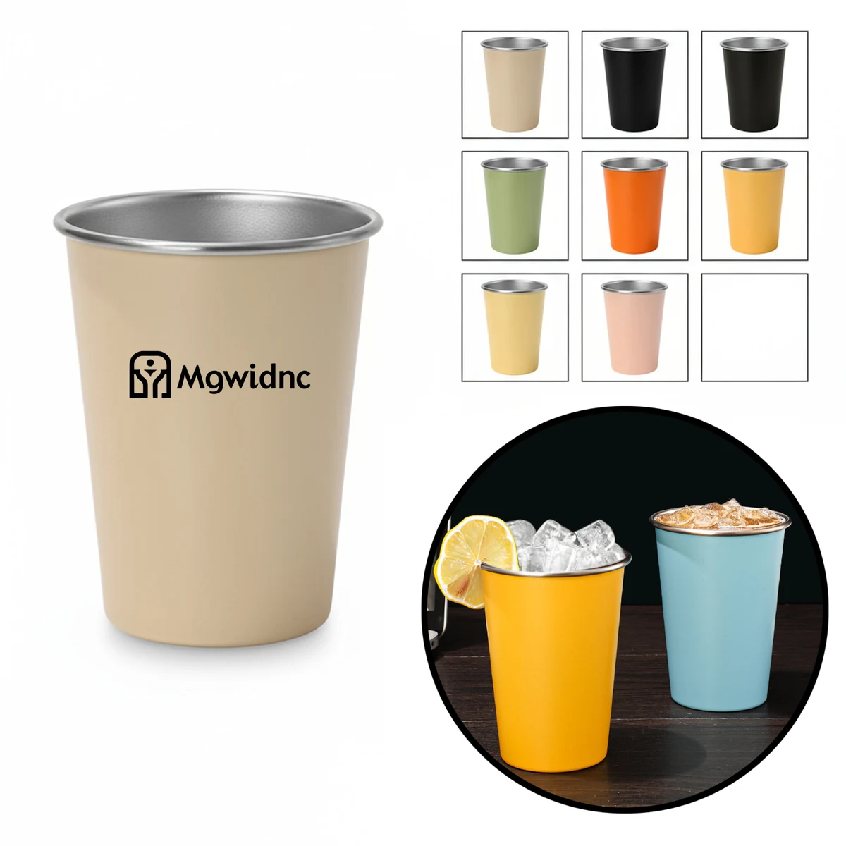 304 Stainless Steel Single Layer Beer Mug 1