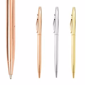 Elegant Slim Twisted Activated Metal Pen