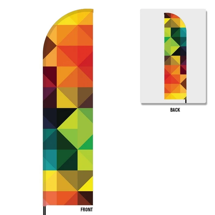 Flex Banner™ Flag Only, Double-Sided 17' Advetising Feather Flag 1