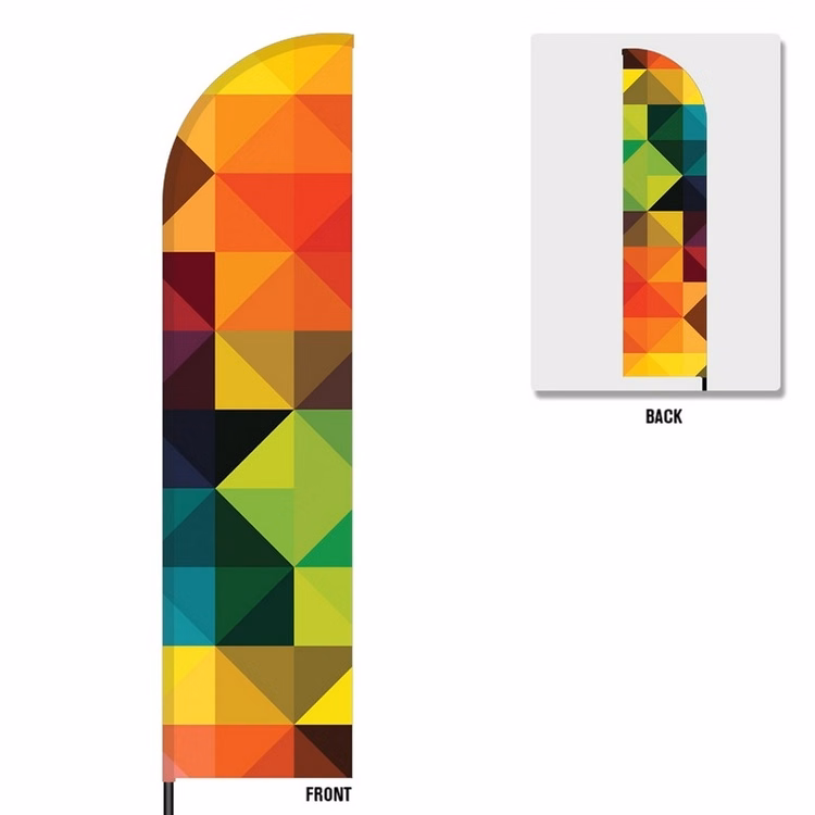 Flex Banner™ Flag Only, Double-Sided 17' Advetising Feather Flag