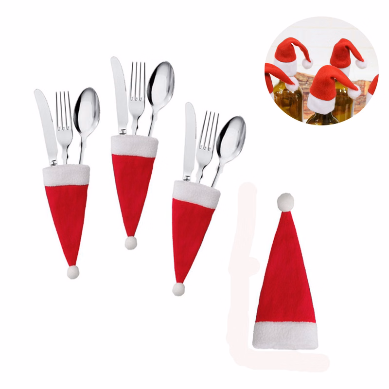 Mini Christmas Bottle Cap Spoon Sleeve