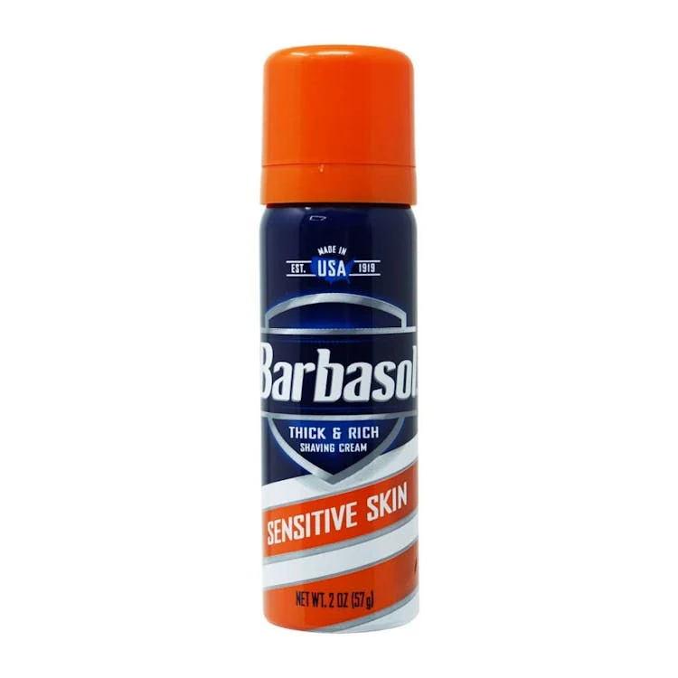 Barbasol Shaving Cream Sensitive Skin - 2 oz 1