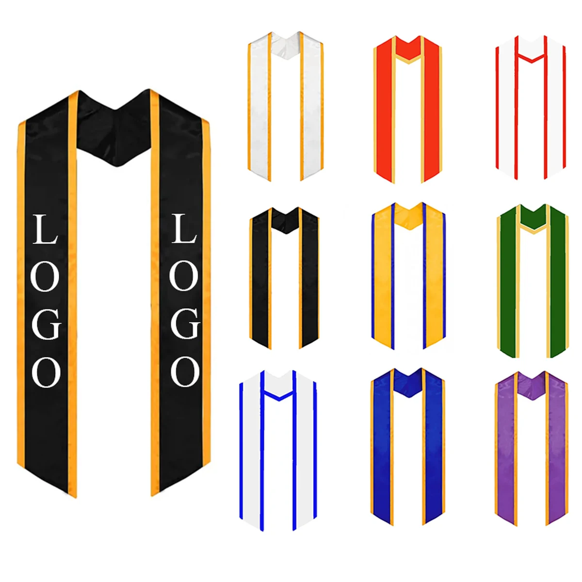 Custom Printed Sash With Vibrant Logo Display 1