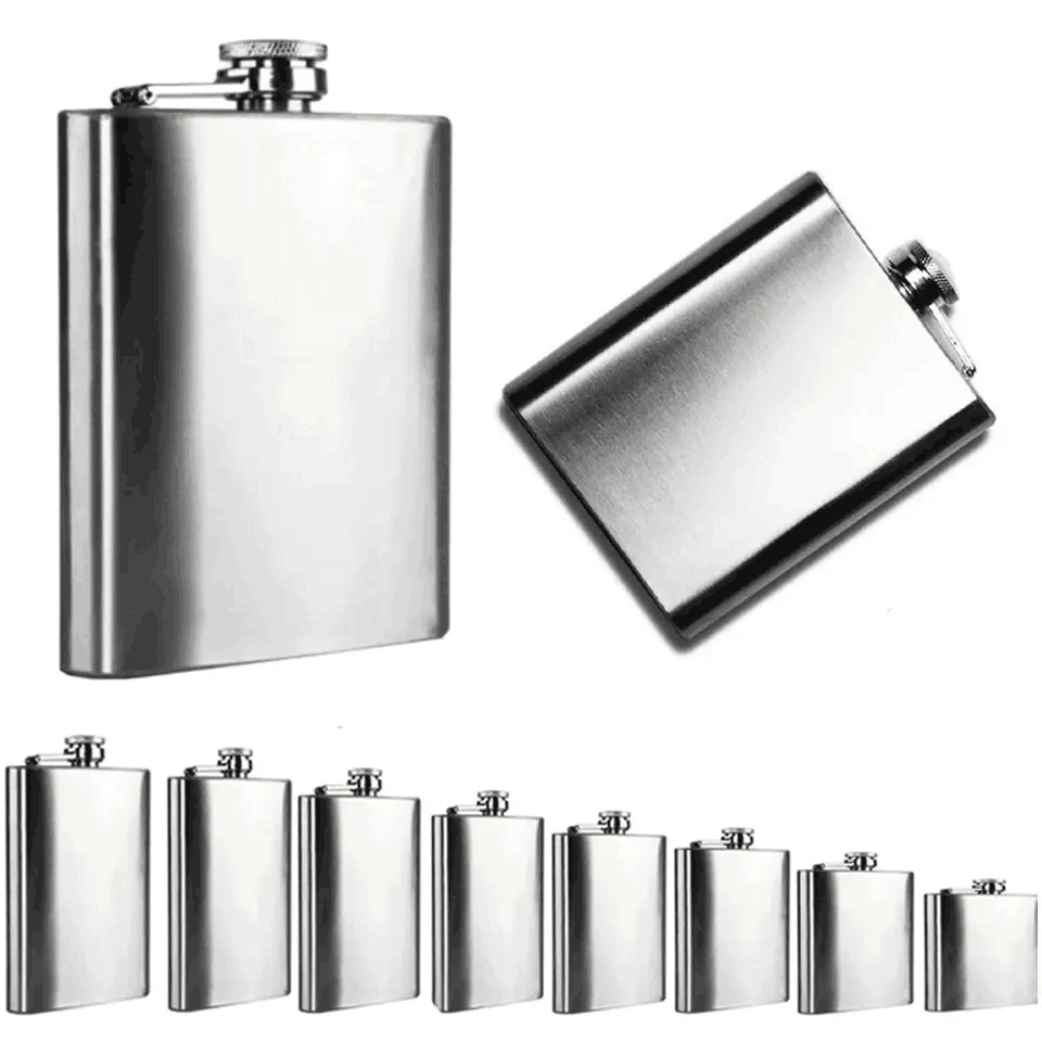 7OZ Flask, custom water bottle with logo imprint 1
