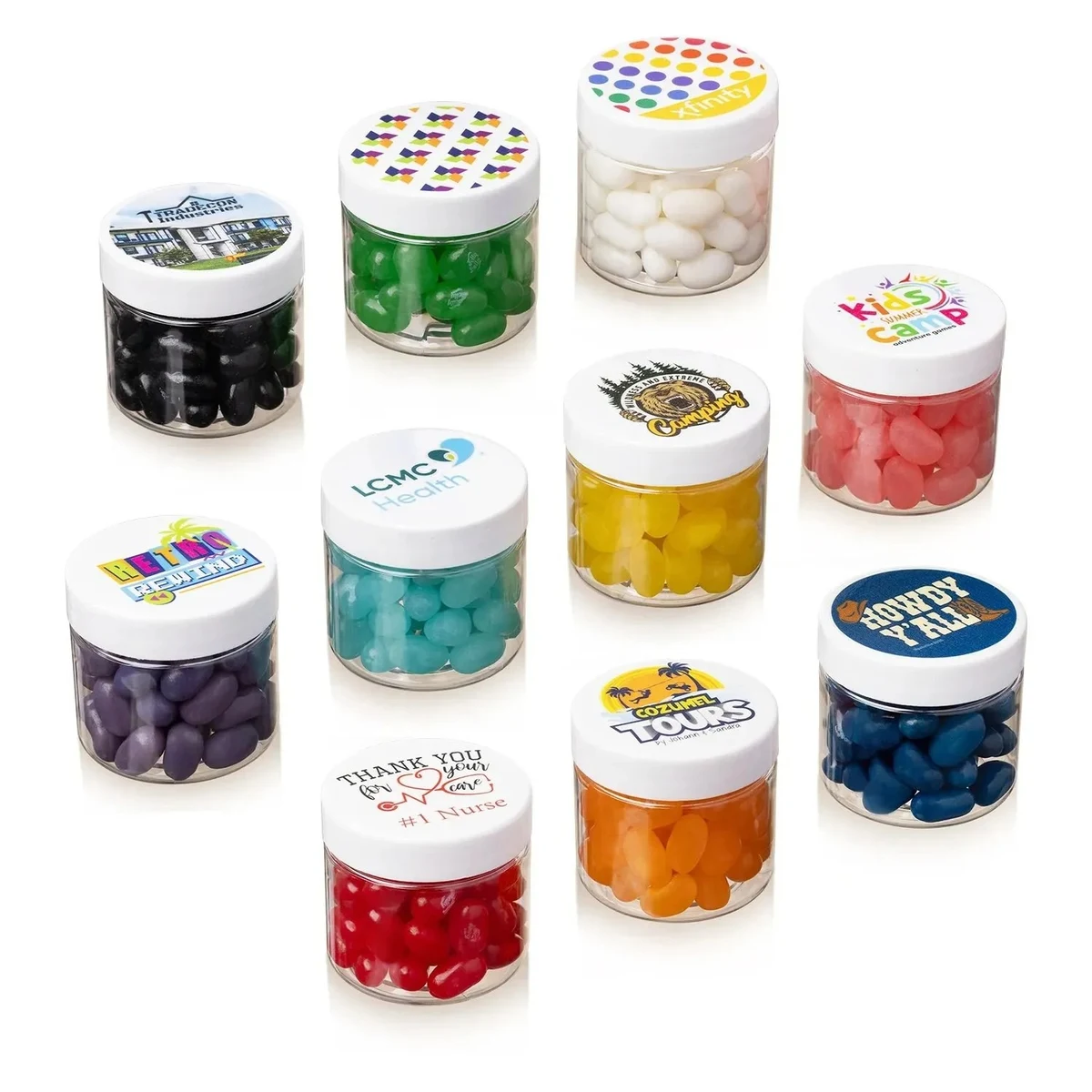 2 OZ JAR OF JELLY BEANS 1