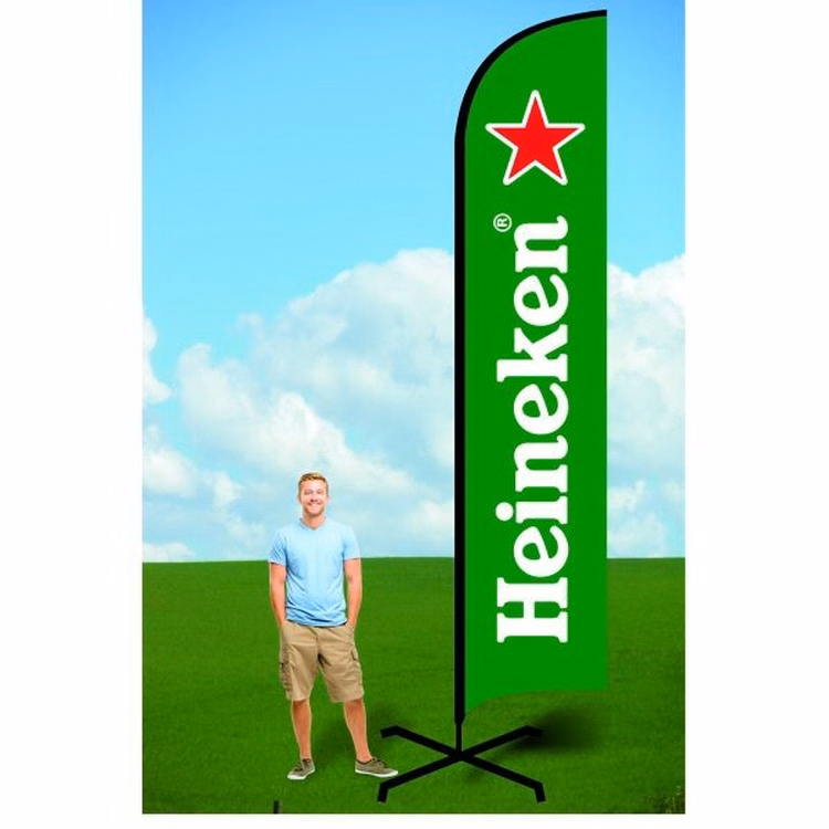 15ft Flutter Flags with X Stand-Double