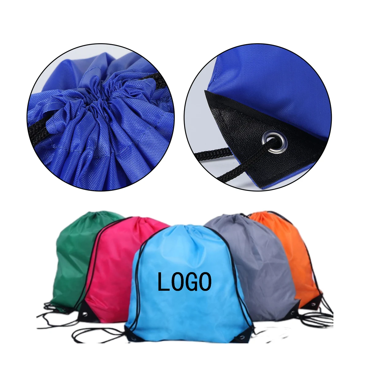 Polyester Portable Drawstring Storage Bag 1