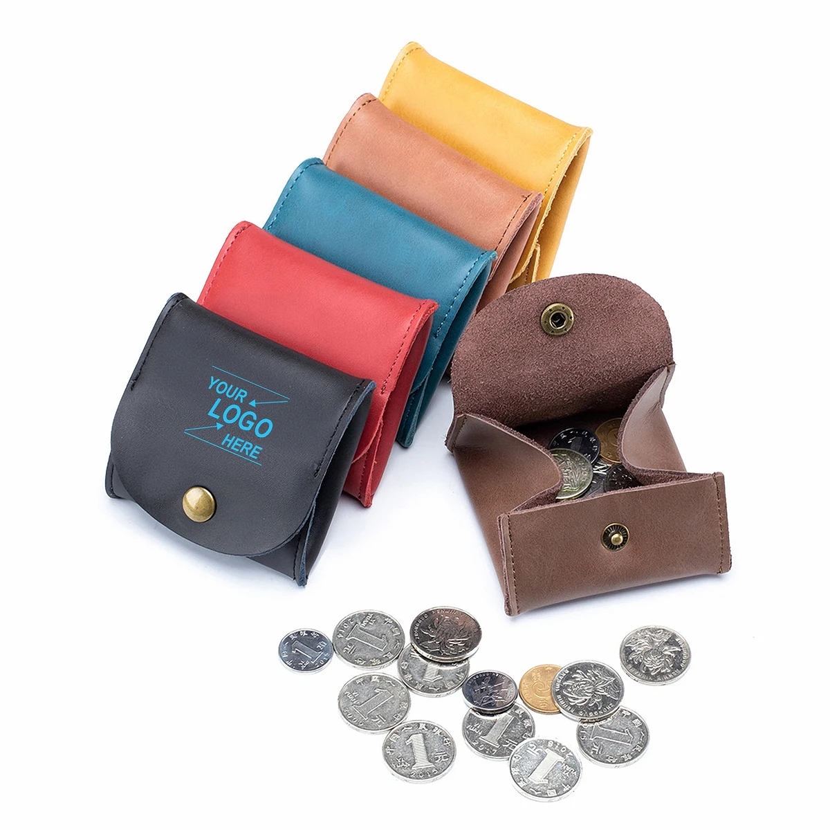 Genuine Leather Coin Purse Wallet for Women 1