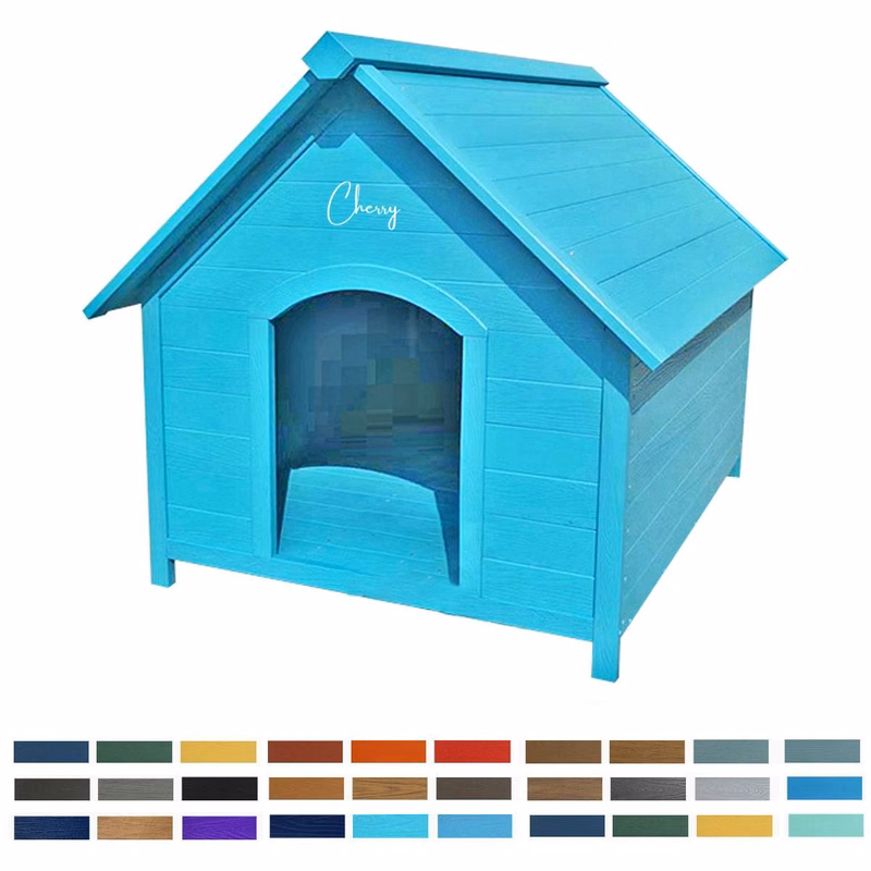 Imitative Wood Outdoor rainproof and sunproof pet house