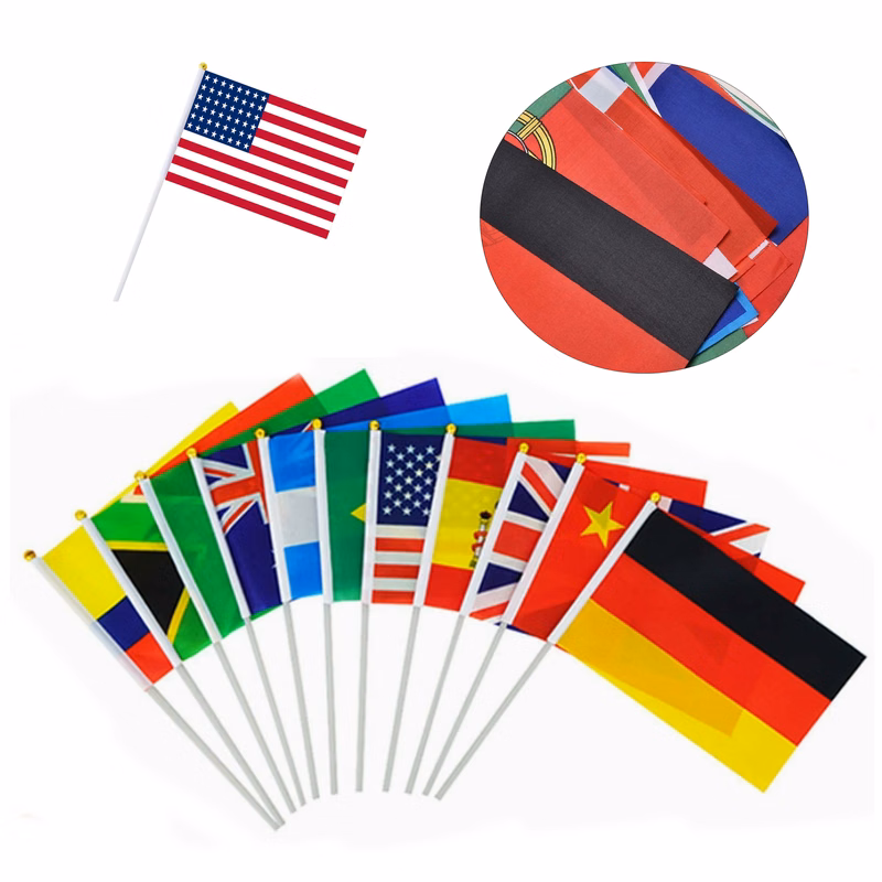 Hand Waving Flag