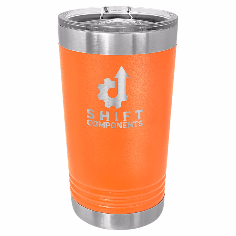 Polar Camel Orange 16 oz. Pint with Slider Lid
