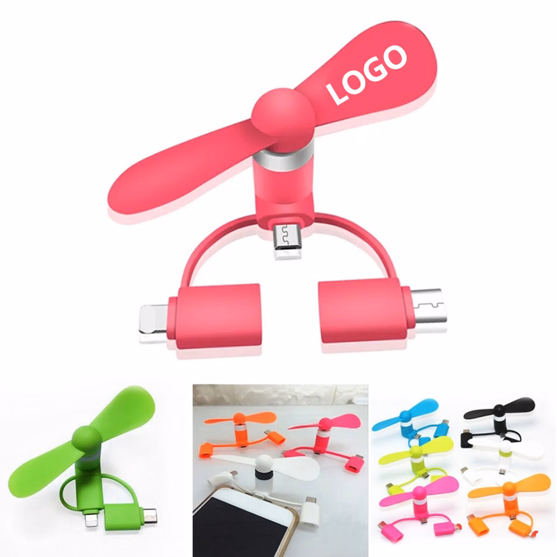 2 in 1 Mini Phone Fans