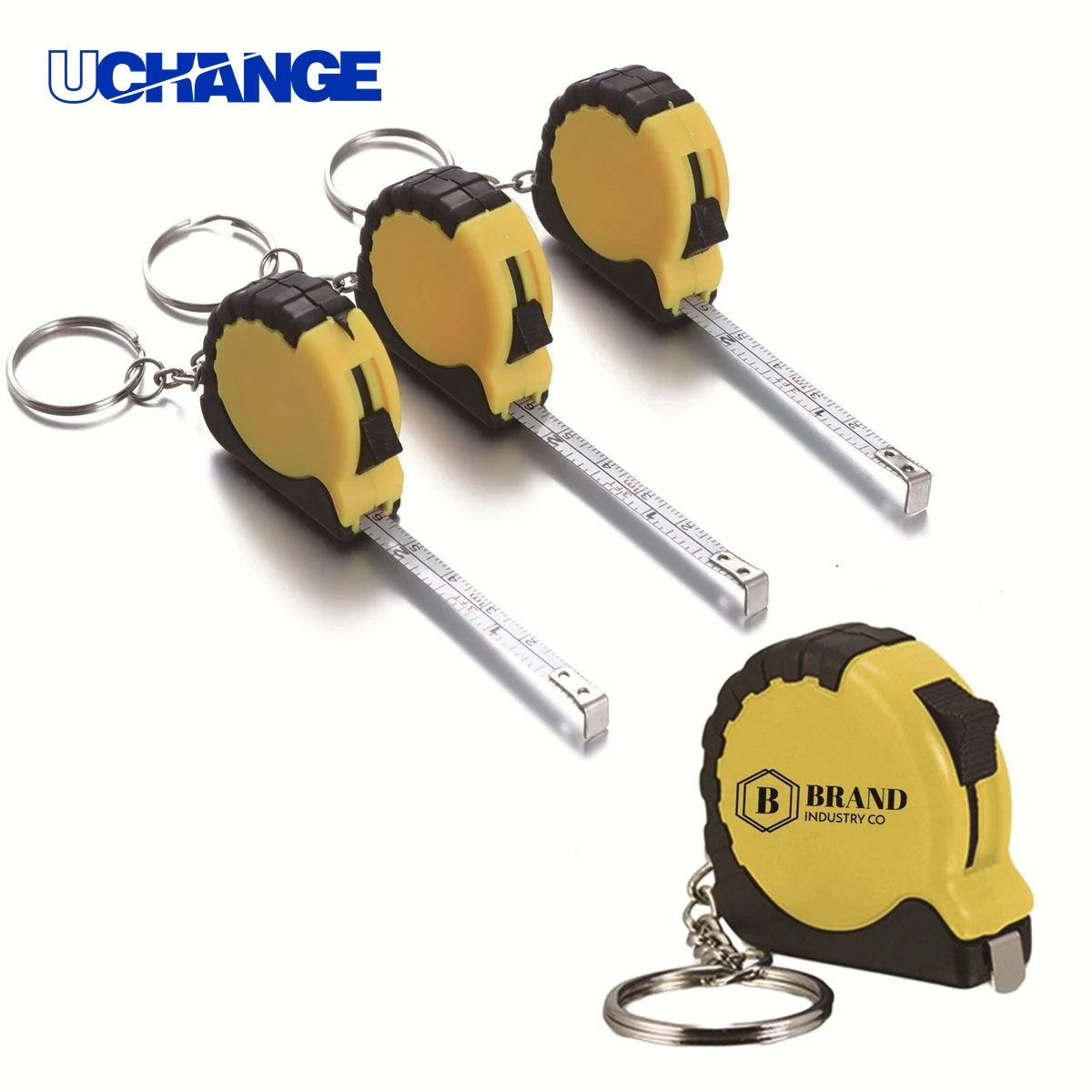 3ft Steel Tape Measure Keychain Tool 1