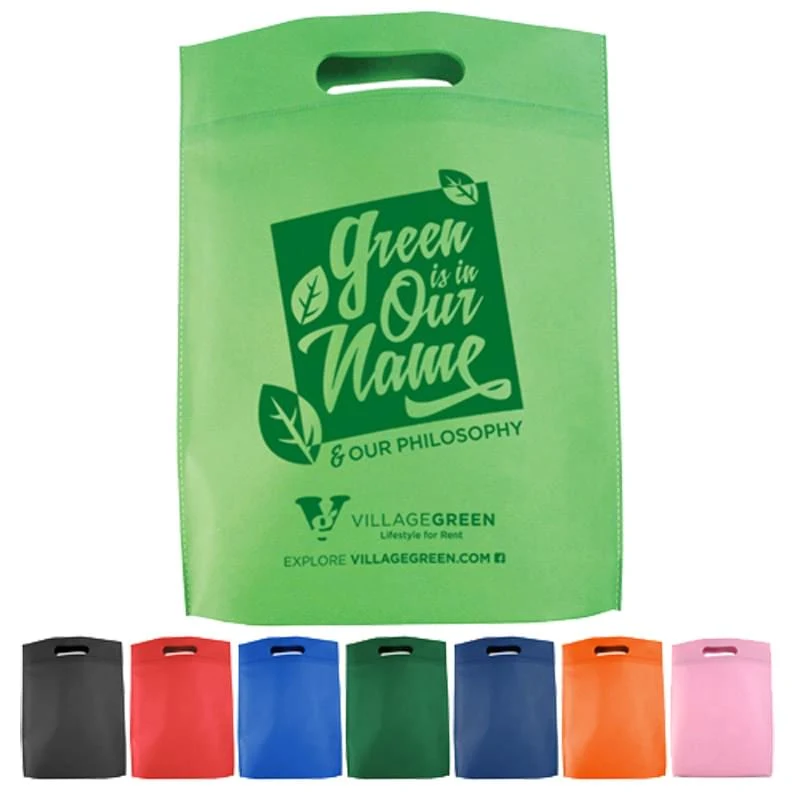 Bags - Non-Woven (11"W x 14"H x 2"D) Promo Tote Bags 1