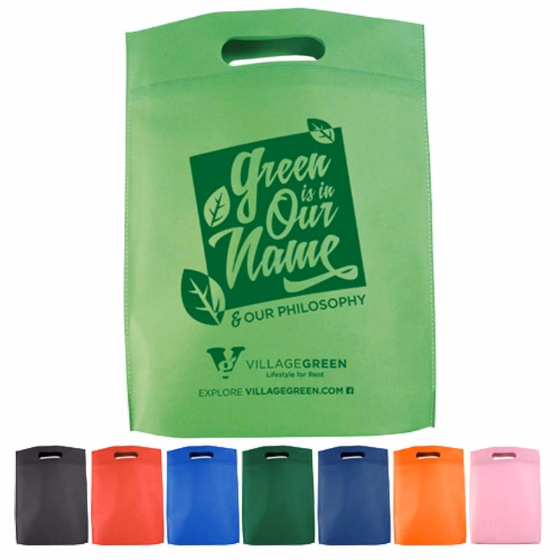 Bags - Non-Woven (11"W x 14"H x 2"D) Promo Tote Bags