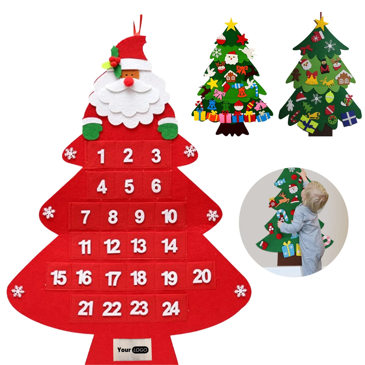 Felt Handmade 3D Christmas Decoration ?C Perfect For Diy Enthusiasts 1