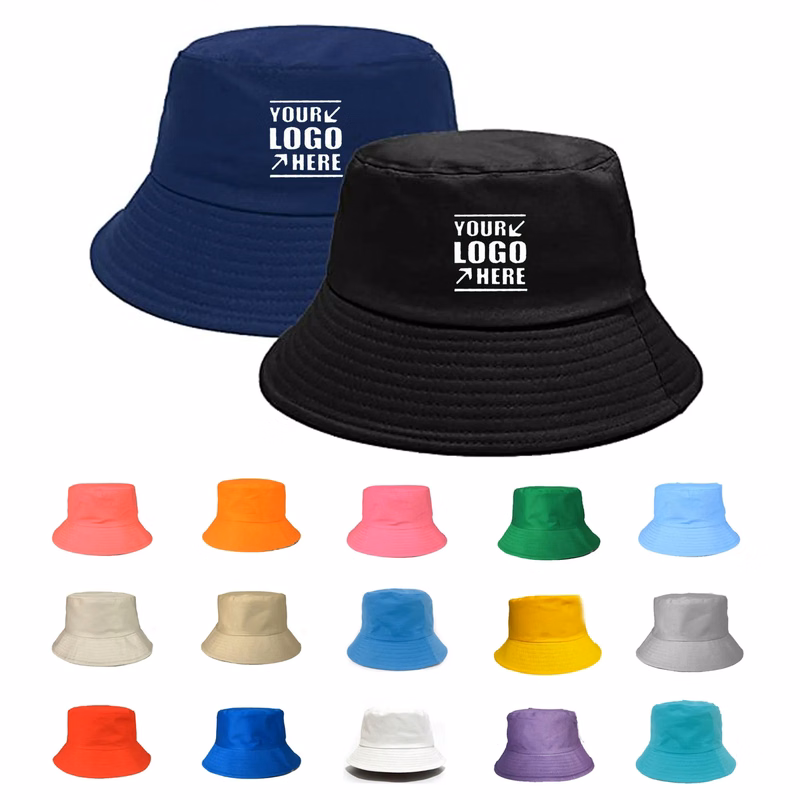 MOQ 10PCS Cotton Fisherman Bucket Sun Hat