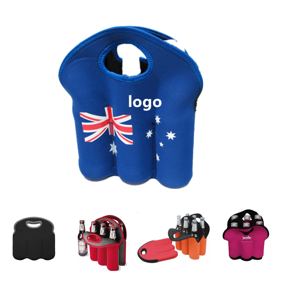 Six Pack Bottle Can Tote Bag 1