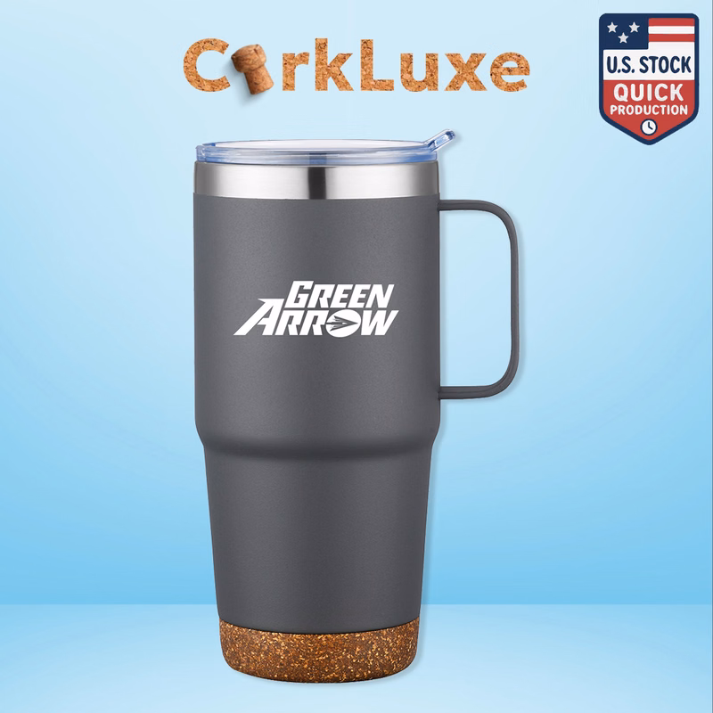 CorkLuxe 24oz Cork Bottom Travel Mug