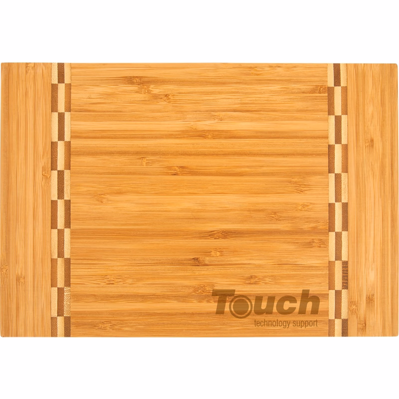 12" x 8 1/4" Bamboo Cutting Board with Butcher Block Inlay