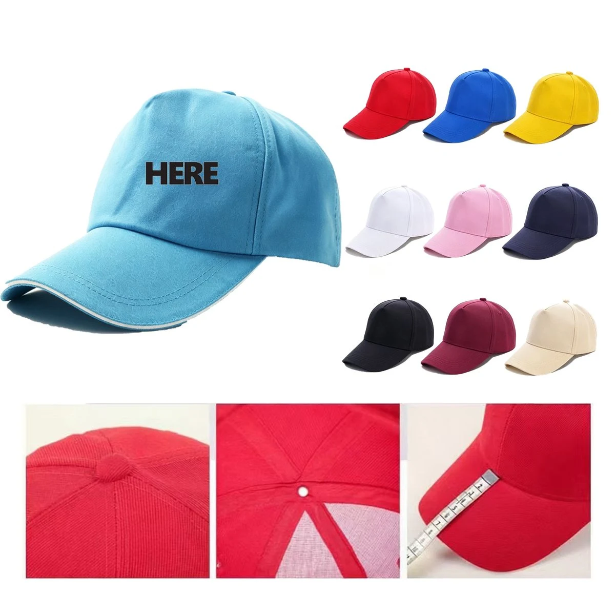 Adjustable Cotton Baseball Cap 1